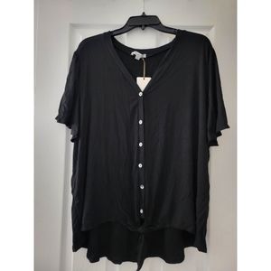 Green Envelope Los Angeles; 3X; Black